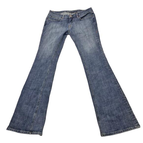 Bebe Women’s Vintage High Quality Flared Low Rise Size 30 Denim Jeans - Picture 1 of 6